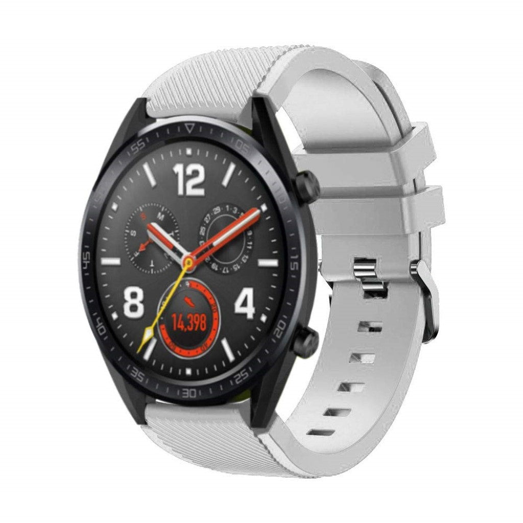 Vildt nydelig Huawei Watch GT Silikone Rem - Hvid#serie_2