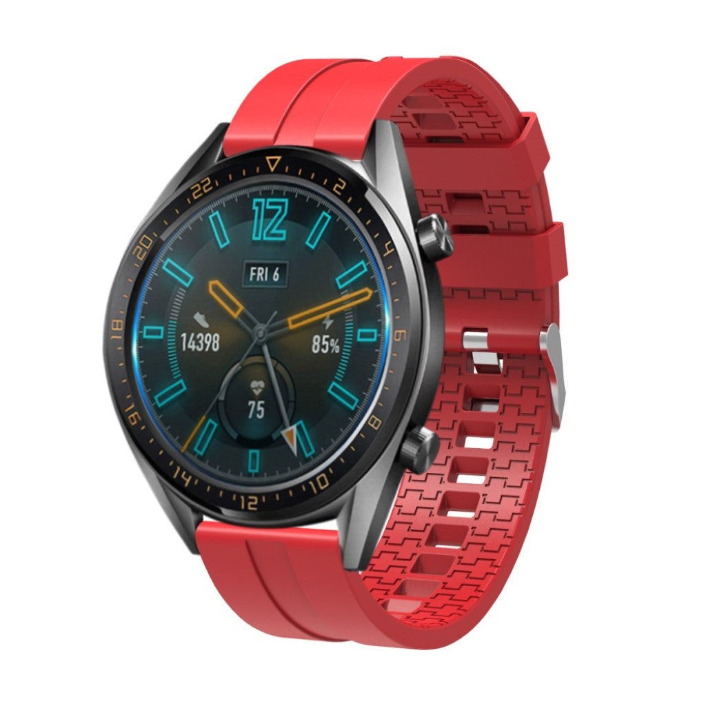 Helt vildt smuk Huawei Watch GT Silikone Rem - Rød#serie_4