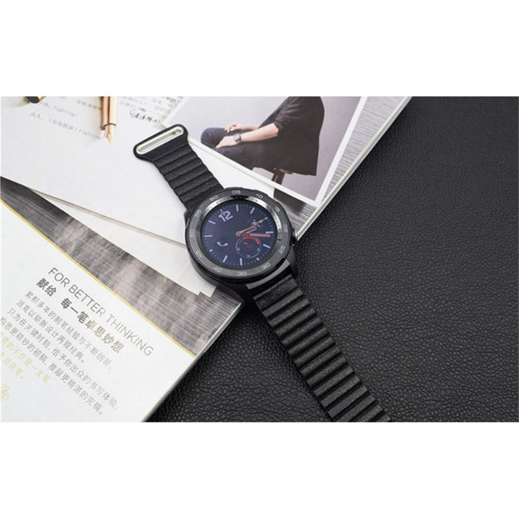 Elegant Huawei Watch GT 2 42mm Kunstlæder Rem - Sort#serie_1