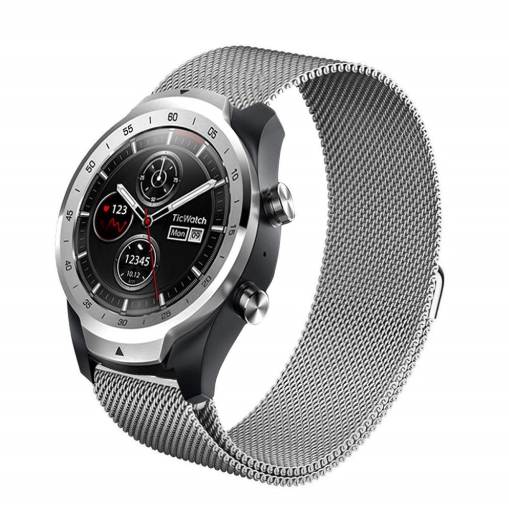 Helt vildt holdbart Huawei Watch GT 2 46mm Metal Rem - Sølv#serie_2