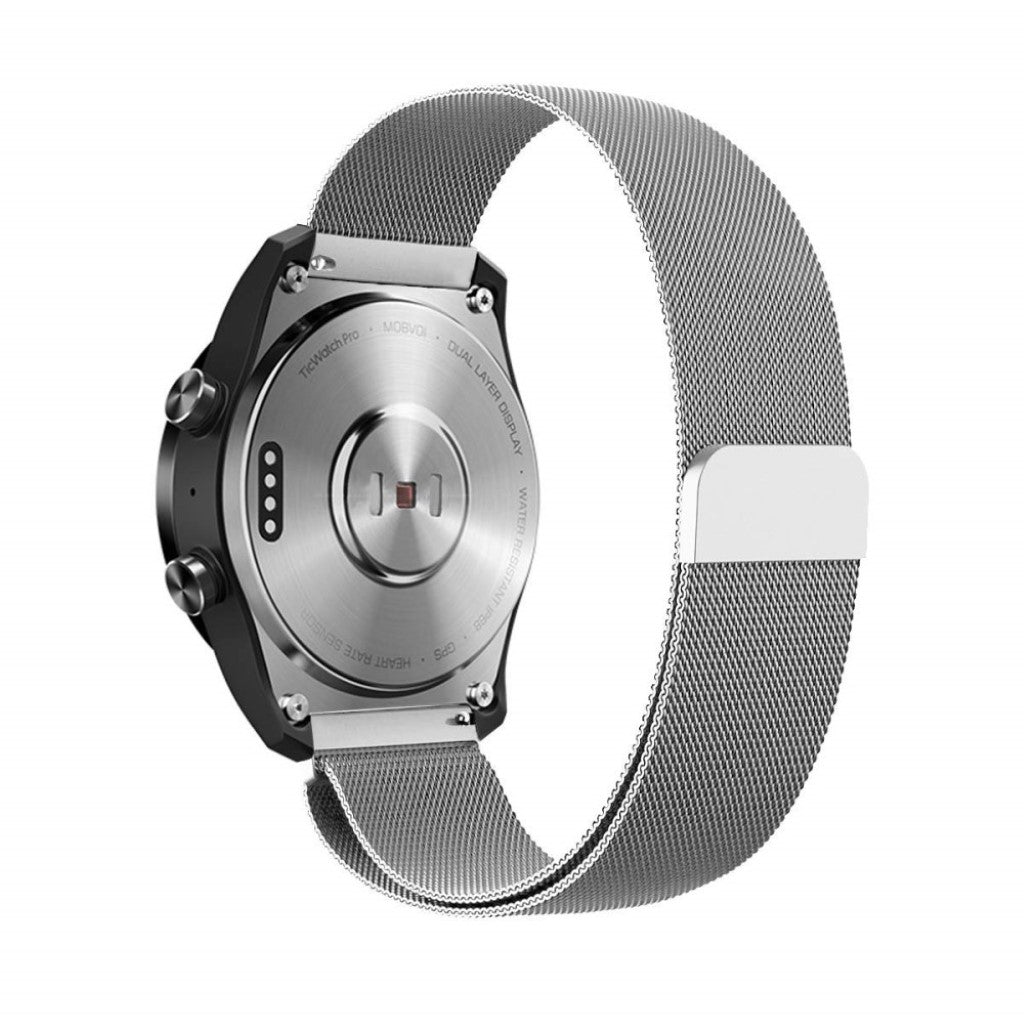 Helt vildt holdbart Huawei Watch GT 2 46mm Metal Rem - Sølv#serie_2