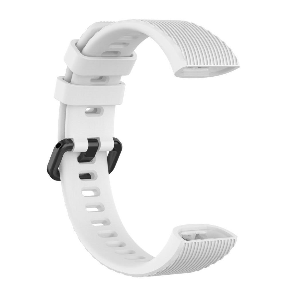 Helt vildt cool Huawei Band 4 Pro Silikone Rem - Hvid#serie_2