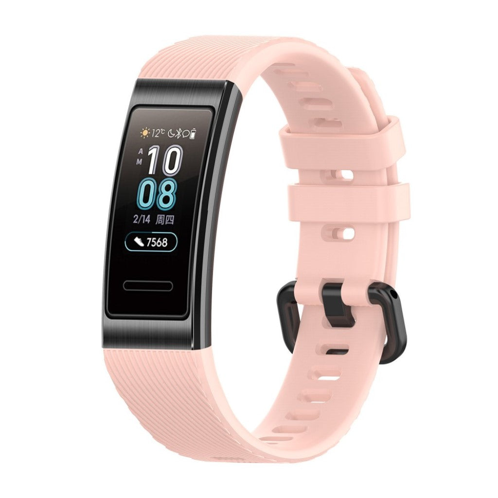 Helt vildt cool Huawei Band 4 Pro Silikone Rem - Pink#serie_3