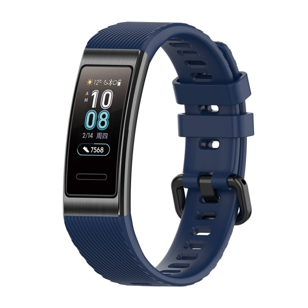 Helt vildt cool Huawei Band 4 Pro Silikone Rem - Blå#serie_6