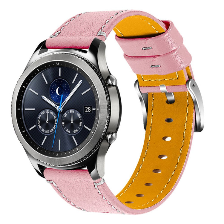  Huawei Watch GT 2e / Huawei Watch GT 2 46mm Ægte læder Rem - Pink#serie_8