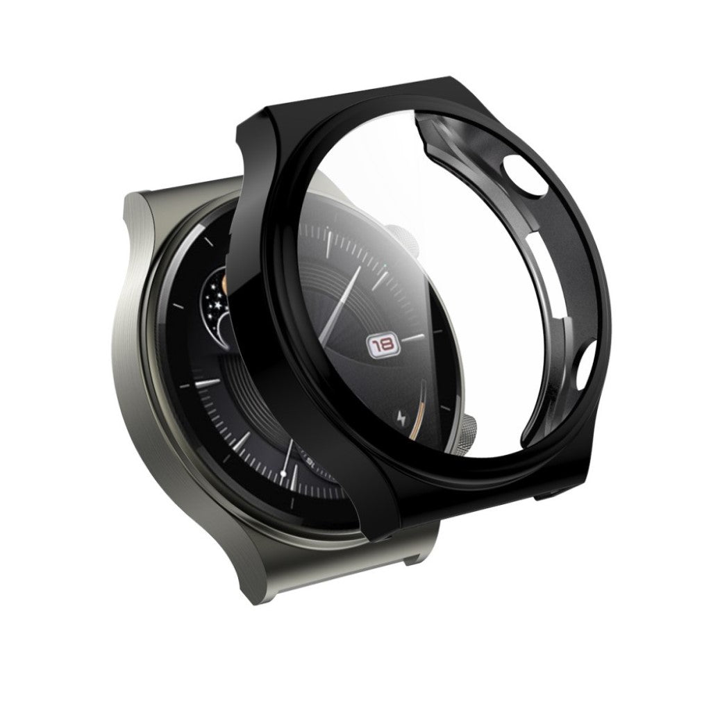 Super Flot Huawei Watch GT 2 Pro Silikone Cover - Sort#serie_2