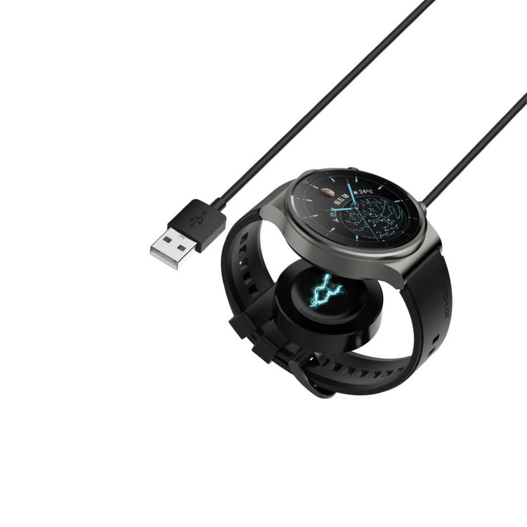 Plastik Huawei Watch GT 2 Pro (Porsche Design) / Huawei Watch GT 2 Pro USB Ladestation - Sort#serie_1