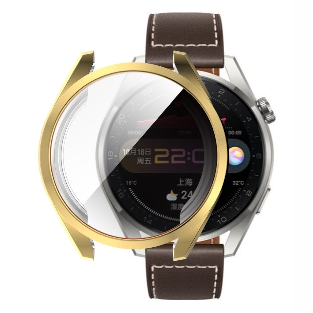 Mega Fed Huawei Watch 3 Pro Silikone Cover - Guld#serie_6