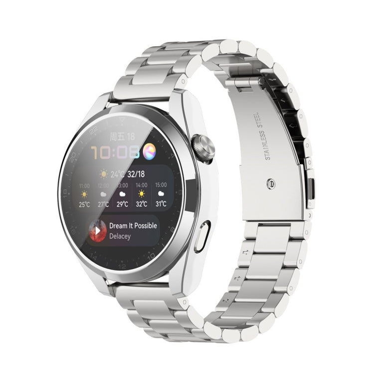 Super Fint Huawei Watch 3 Pro Silikone Cover - Sølv#serie_3