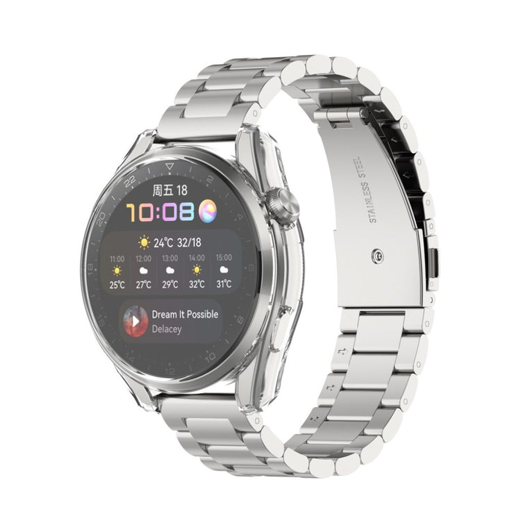 Super Fint Huawei Watch 3 Pro Silikone Cover - Gennemsigtig#serie_4