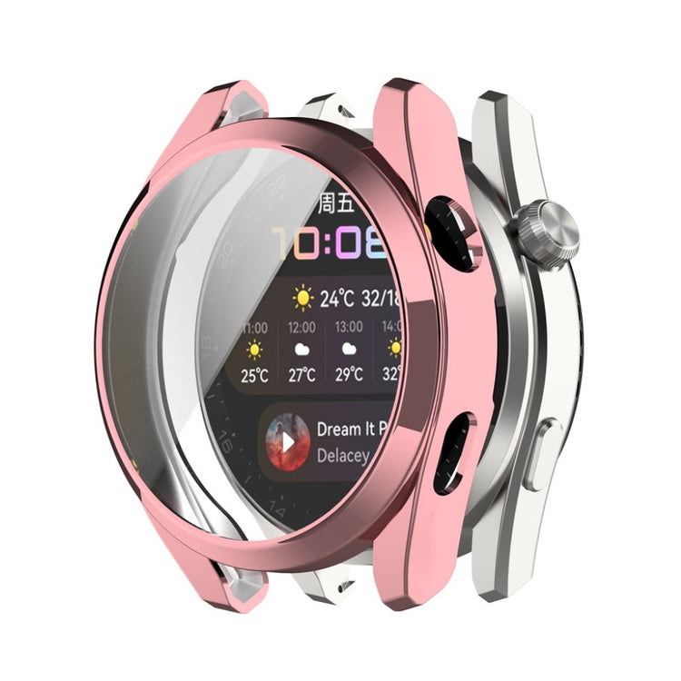 Super Fint Huawei Watch 3 Pro Silikone Cover - Pink#serie_6