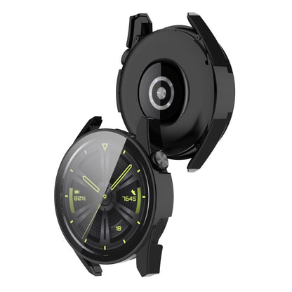 Fed Huawei Watch GT 3 (42mm) Cover med Skærmbeskytter i Plastik og Hærdet Glas - Sort#serie_2