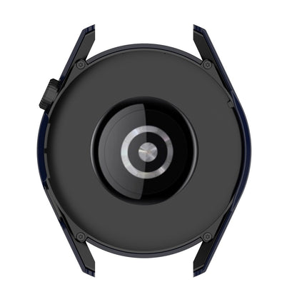 Fed Huawei Watch GT 3 (42mm) Cover med Skærmbeskytter i Plastik og Hærdet Glas - Blå#serie_3