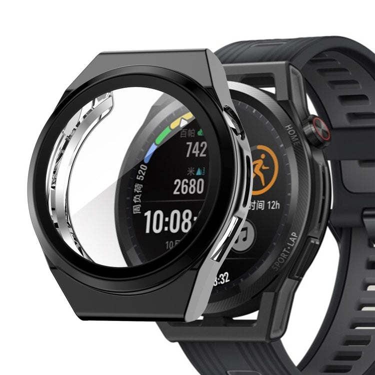 Super Godt Huawei Watch GT Runner Silikone Cover - Sort#serie_1