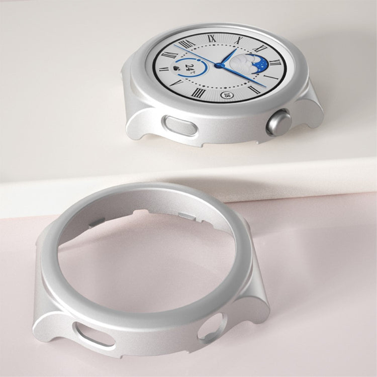 Vildt Godt Huawei Watch GT 3 Pro 43mm Cover med Skærmbeskytter i Hærdet Glas - Sølv#serie_1