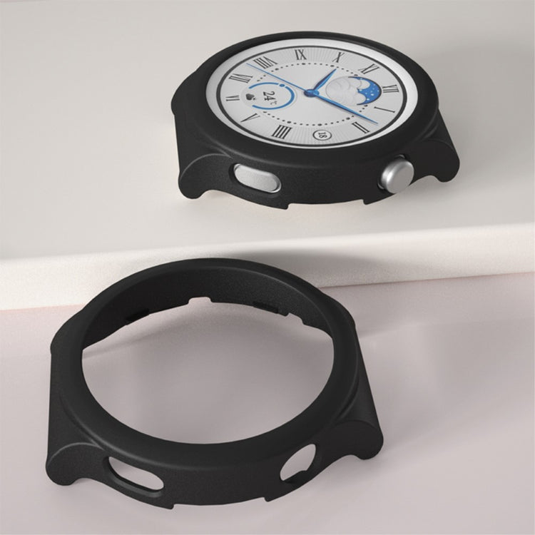 Vildt Godt Huawei Watch GT 3 Pro 43mm Cover med Skærmbeskytter i Hærdet Glas - Sort#serie_4