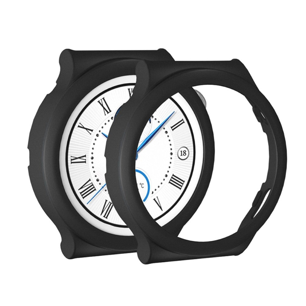 Vildt Godt Huawei Watch GT 3 Pro 43mm Cover med Skærmbeskytter i Hærdet Glas - Sort#serie_4