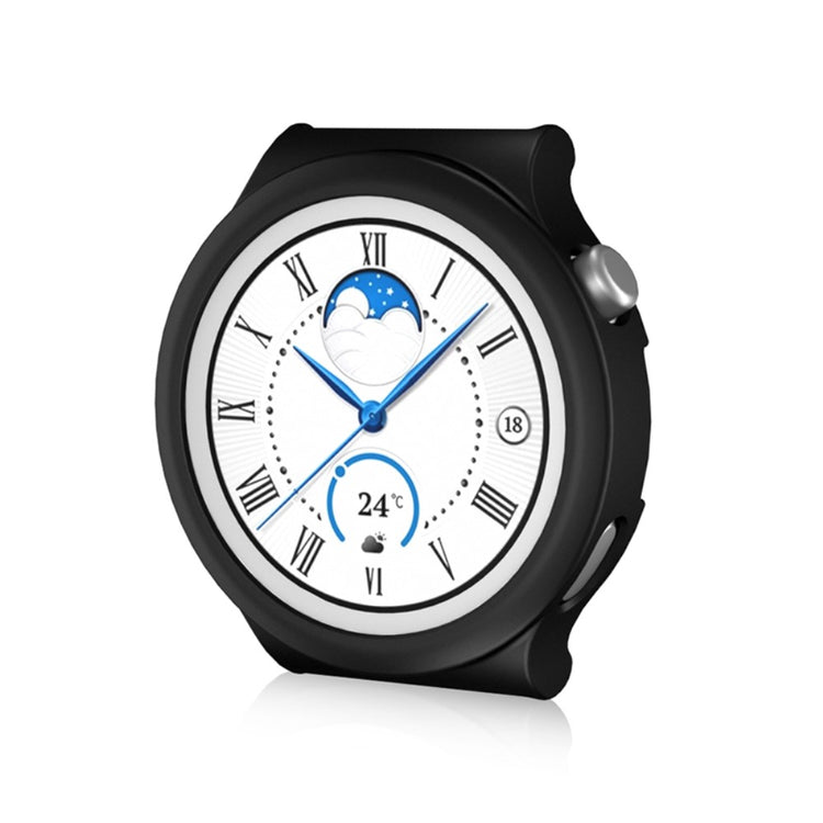 Vildt Godt Huawei Watch GT 3 Pro 43mm Cover med Skærmbeskytter i Hærdet Glas - Sort#serie_4