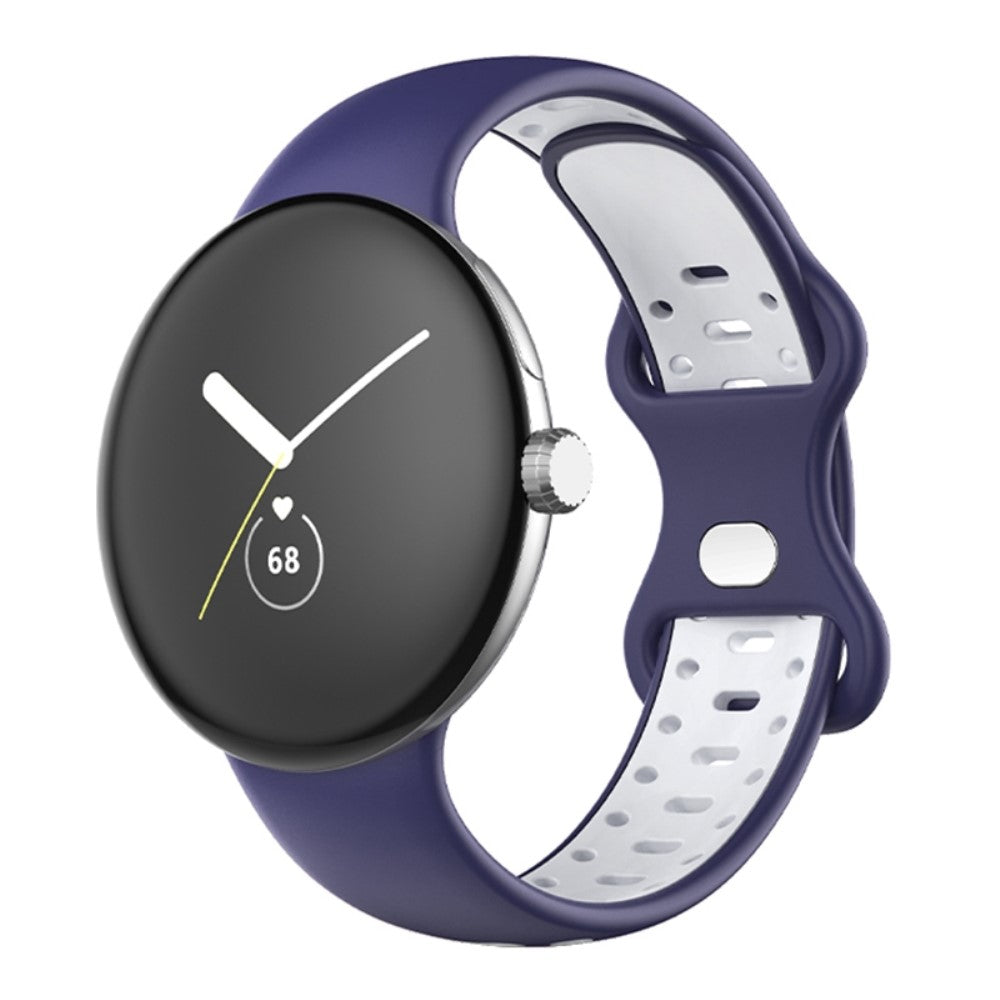 Super cool Google Pixel Watch Silikone Rem - Blå#serie_6