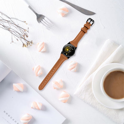 Meget fantastisk Google Pixel Watch Ægte læder Rem - Brun#serie_15