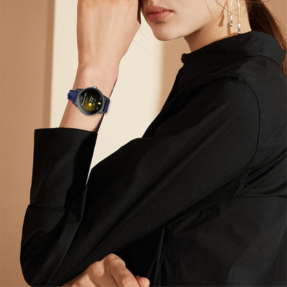 Meget fantastisk Google Pixel Watch Ægte læder Rem - Blå#serie_7