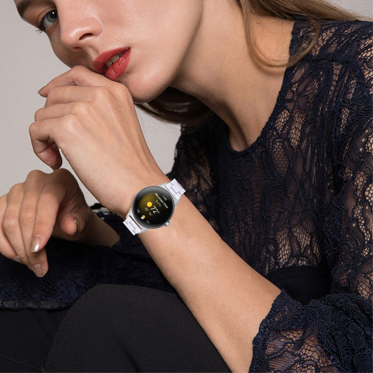 Super pænt Google Pixel Watch Plastik Rem - Hvid#serie_1