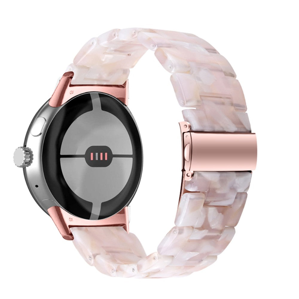 Super pænt Google Pixel Watch Plastik Rem - Pink#serie_12