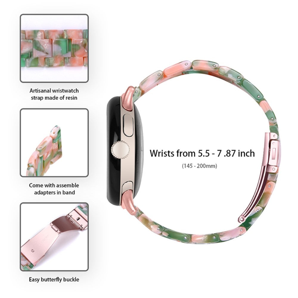 Super pænt Google Pixel Watch Plastik Rem - Pink#serie_13