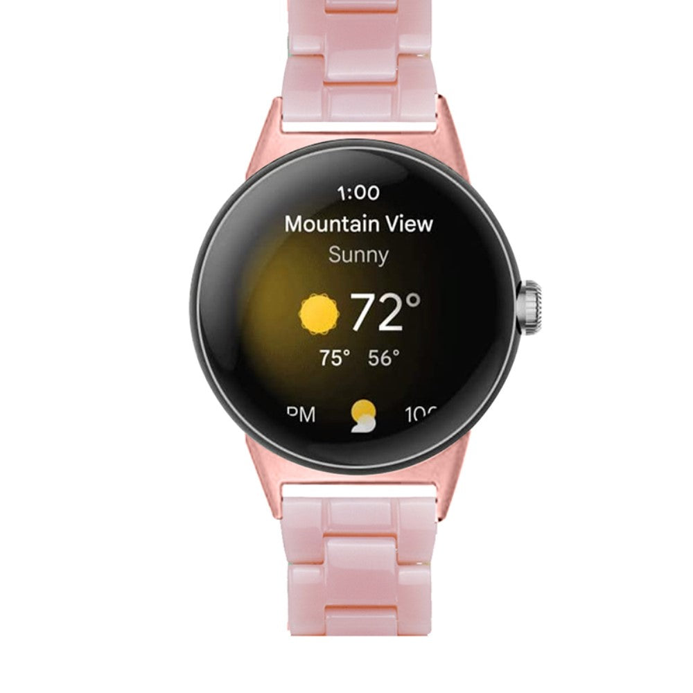 Super pænt Google Pixel Watch Plastik Rem - Pink#serie_14