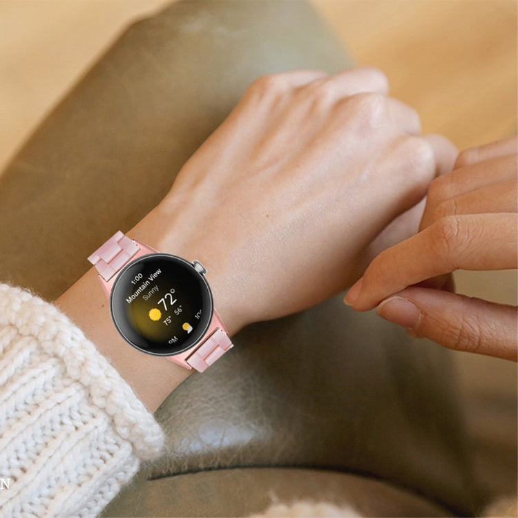 Super pænt Google Pixel Watch Plastik Rem - Pink#serie_14