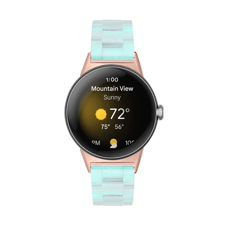 Super pænt Google Pixel Watch Plastik Rem - Grøn#serie_21