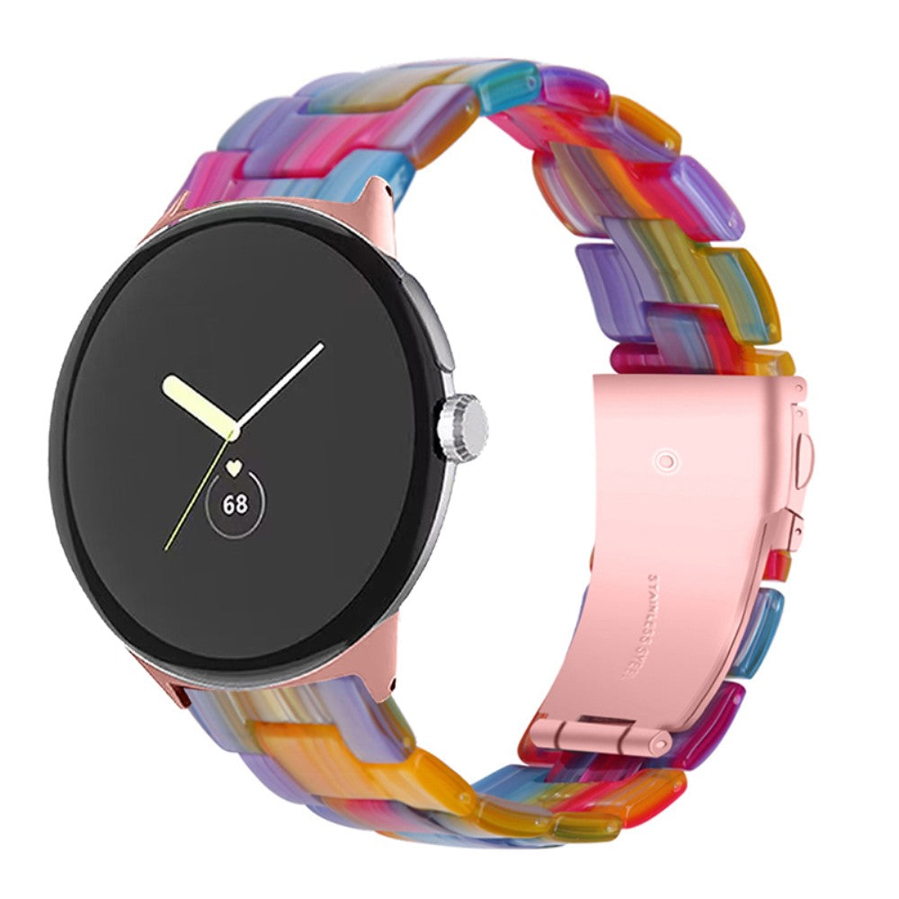 Super pænt Google Pixel Watch Plastik Rem - Flerfarvet#serie_5