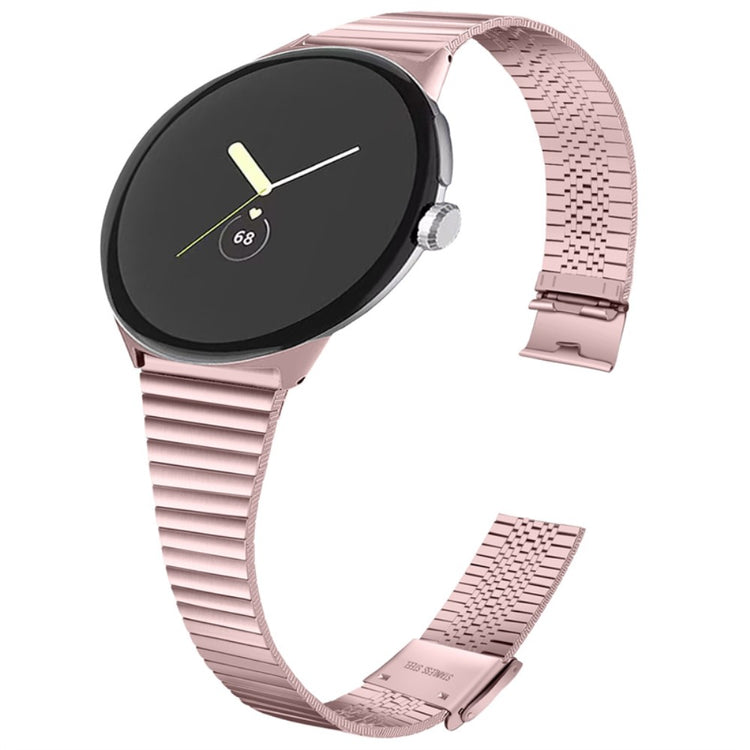 Super smuk Google Pixel Watch Metal Rem - Pink#serie_3