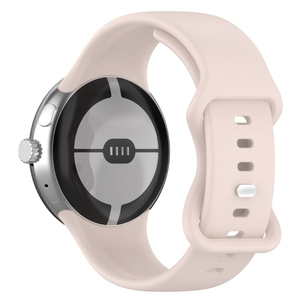 Super pænt Google Pixel Watch Silikone Rem - Pink#serie_9