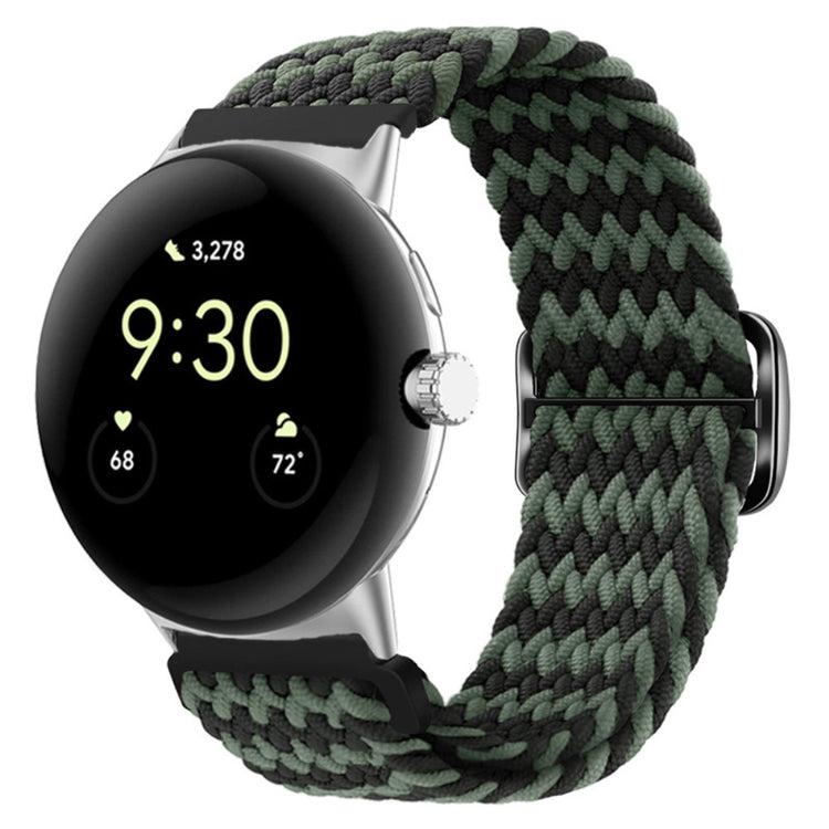 Mega smuk Google Pixel Watch Nylon Rem - Sort#serie_15