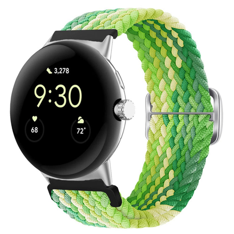 Mega smuk Google Pixel Watch Nylon Rem - Grøn#serie_7