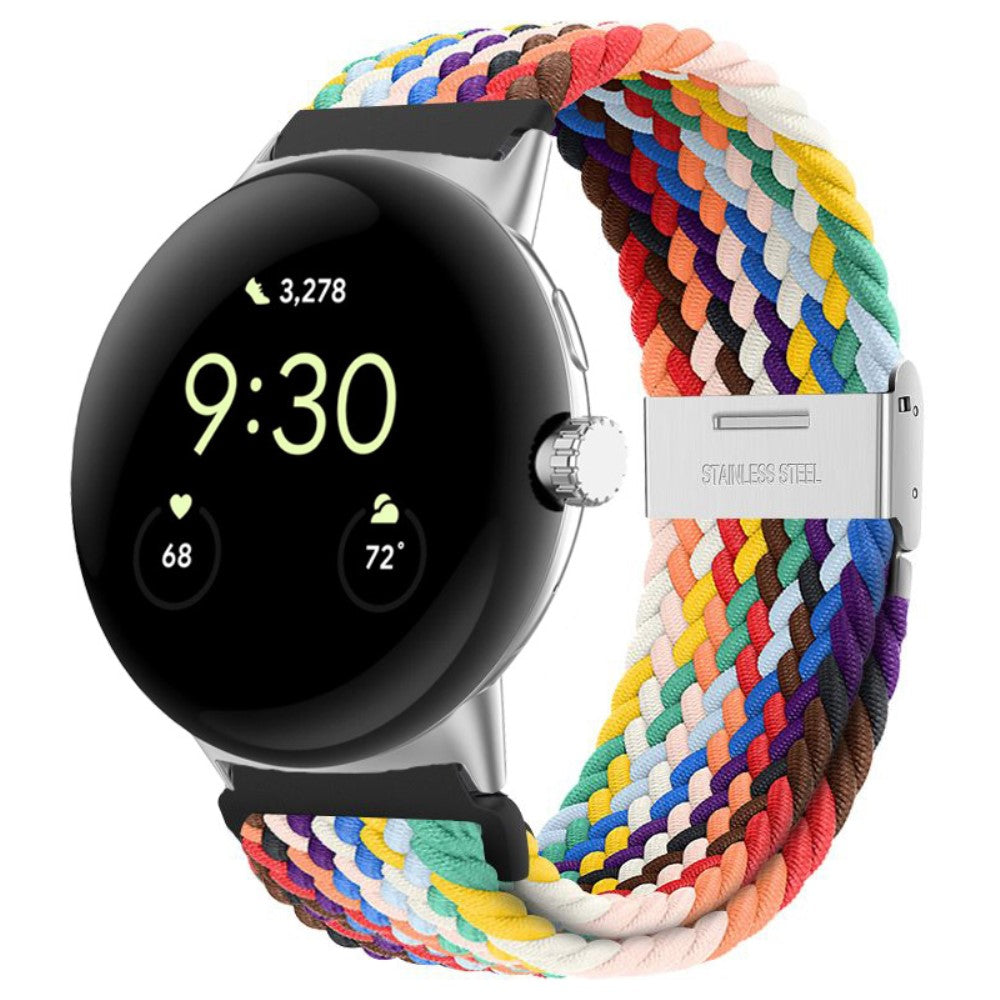 Vildt cool Google Pixel Watch Nylon Rem - Flerfarvet#serie_1