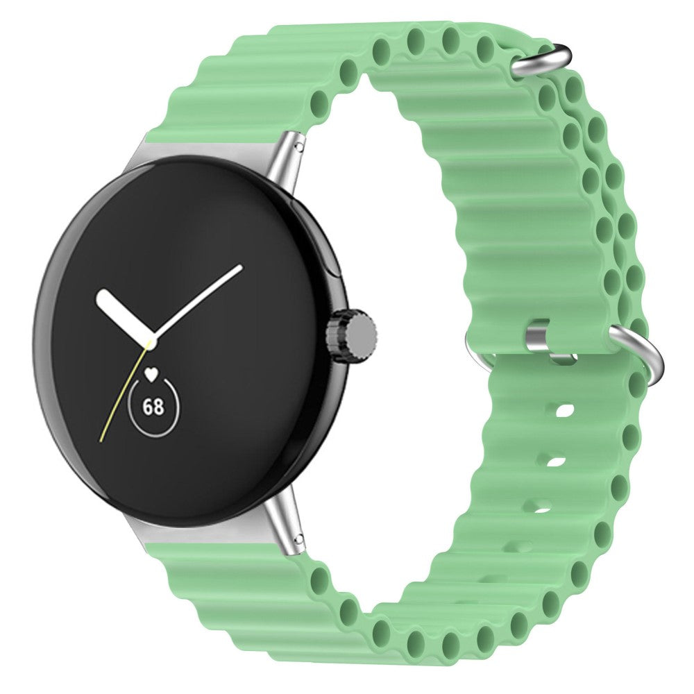 Meget sejt Google Pixel Watch Silikone Rem - Grøn#serie_3