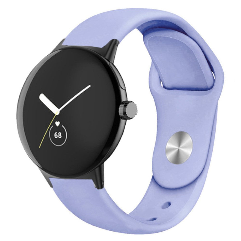 Helt vildt fint Google Pixel Watch Silikone Rem - Lilla#serie_13