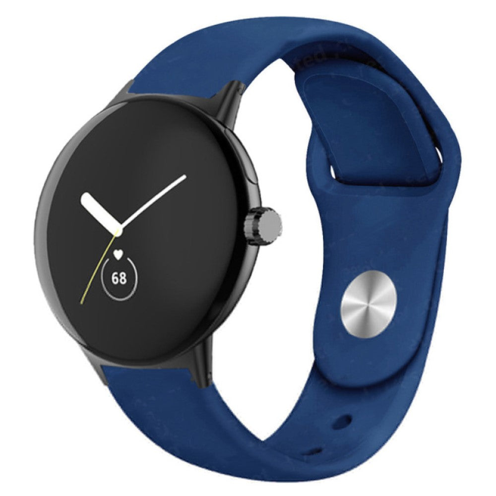 Helt vildt fint Google Pixel Watch Silikone Rem - Blå#serie_16