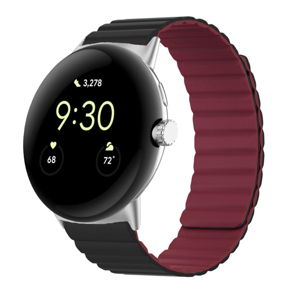 Meget holdbart Google Pixel Watch Silikone Rem - Rød#serie_5