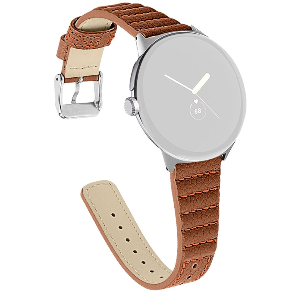 Klassisk Google Pixel Watch  Rem - Brun#serie_4