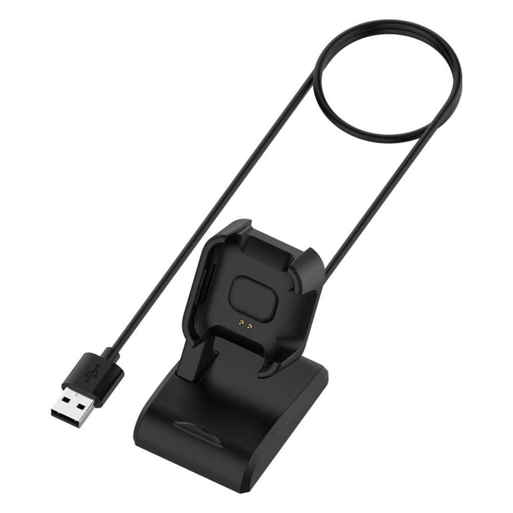 Plastik Xiaomi Mi Watch Lite / Xiaomi Redmi Watch USB Ladestation - Sort#serie_9