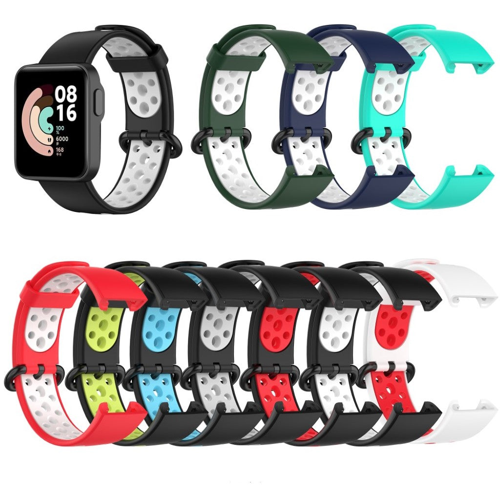 Kønt Xiaomi Mi Watch Lite / Xiaomi Redmi Watch Silikone Rem - Hvid#serie_1