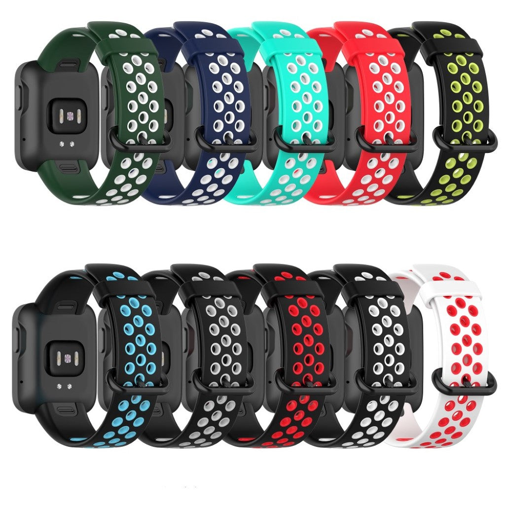 Kønt Xiaomi Mi Watch Lite / Xiaomi Redmi Watch Silikone Rem - Hvid#serie_2
