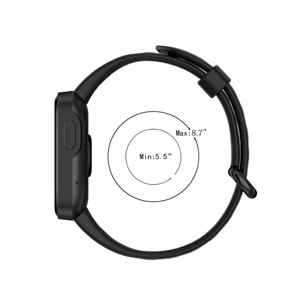 Kønt Xiaomi Mi Watch Lite / Xiaomi Redmi Watch Silikone Rem - Rød#serie_3