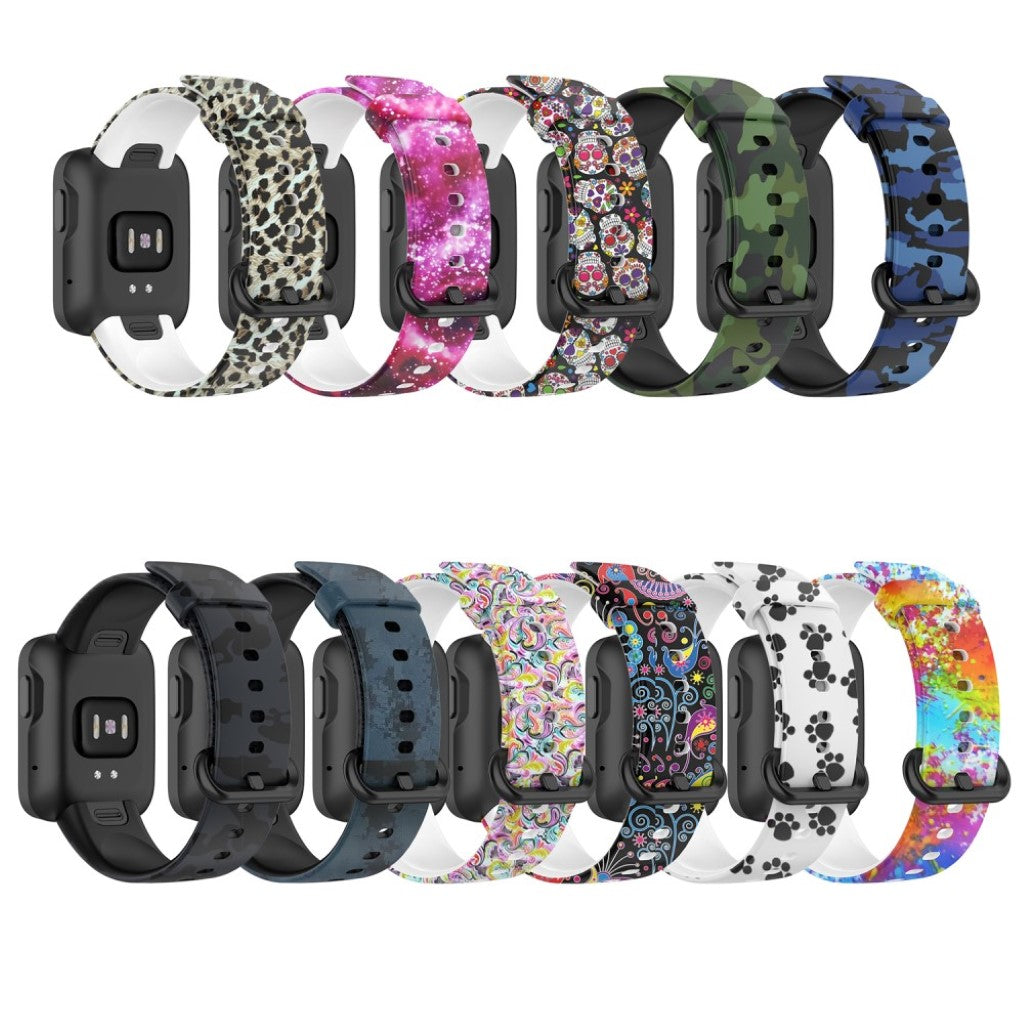 Sejt Xiaomi Mi Watch Lite / Xiaomi Redmi Watch Silikone Rem - Blå#serie_5