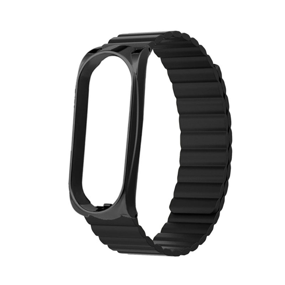 Cool Xiaomi Mi Smart Band 6 / Xiaomi Mi Band 5 Silikone Rem - Sort#serie_6