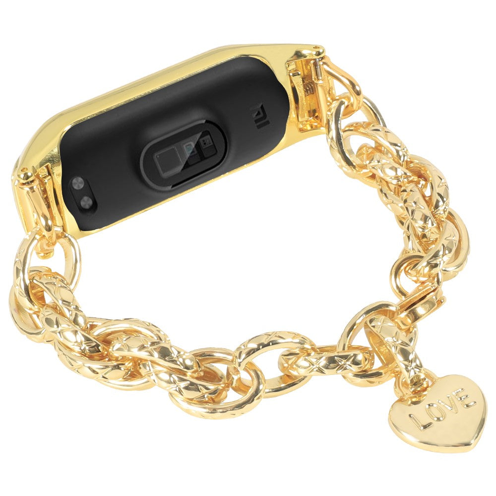 Stilren Xiaomi Mi Smart Band 6 / Xiaomi Mi Band 5 Metal Rem - Guld#serie_2