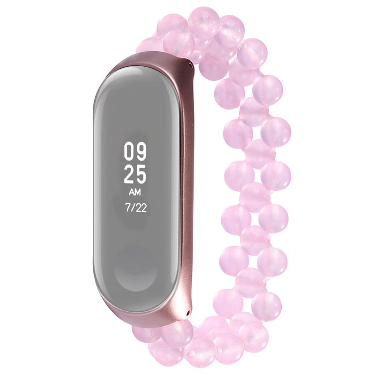 Cool Xiaomi Mi Smart Band 6 / Xiaomi Mi Band 5 Rhinsten Rem - Pink#serie_4